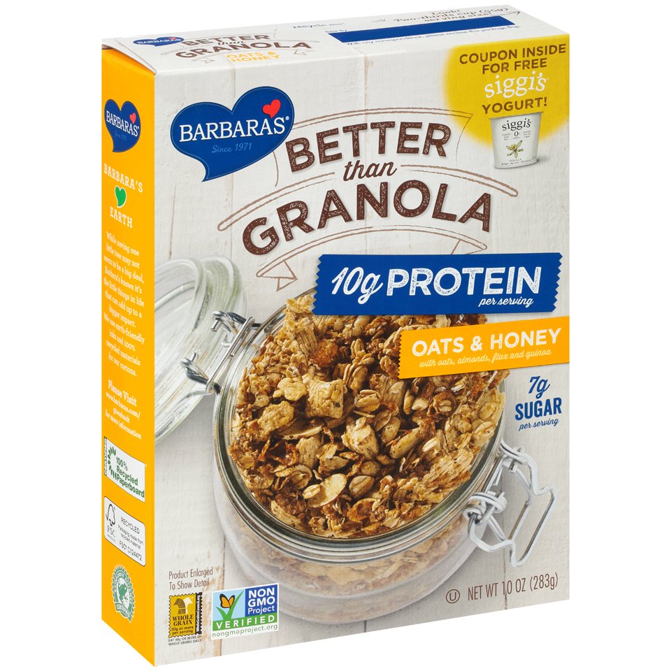 Barbara's Oats & Honey Better Than Granola Shop Cereal at HEB