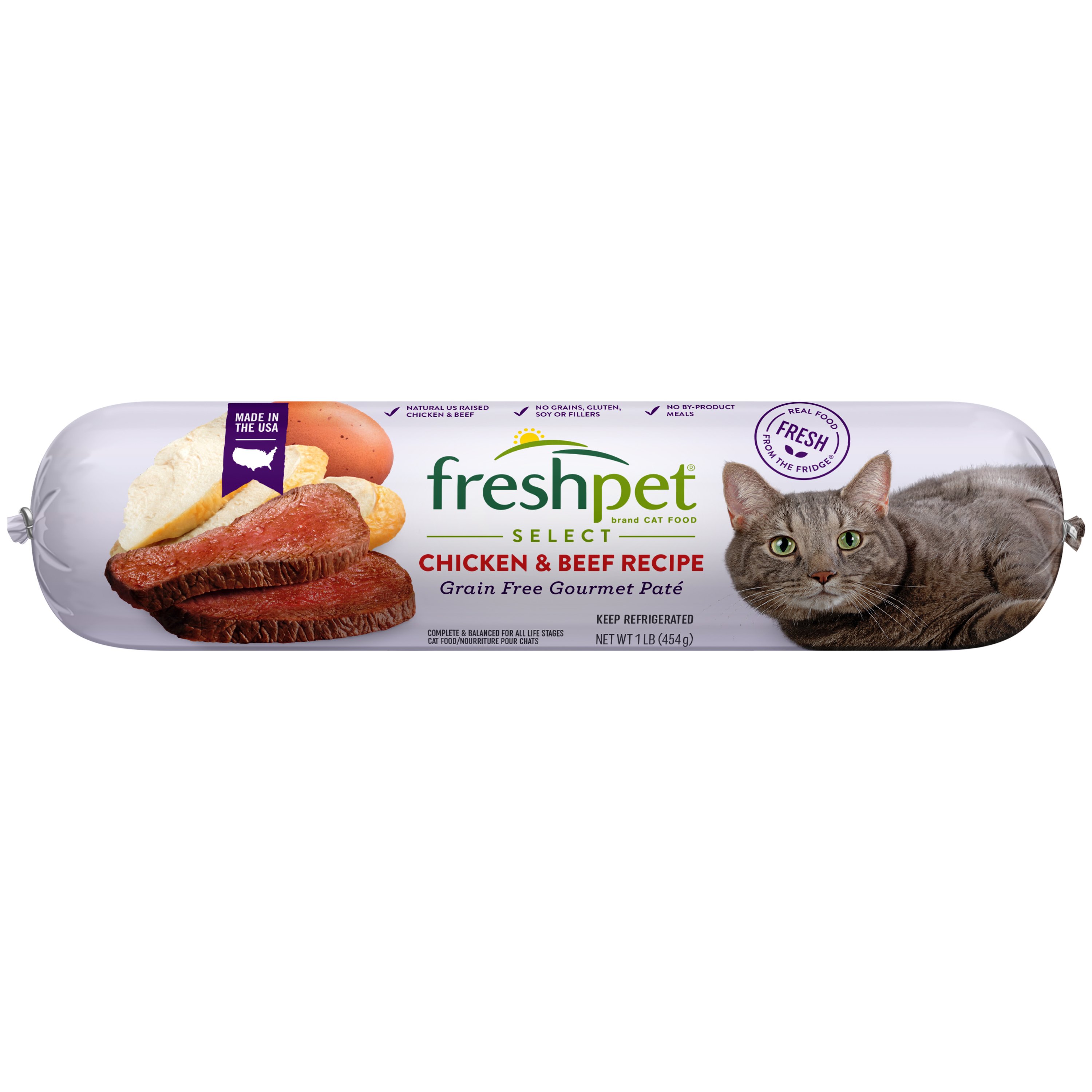 Freshpet Select Chicken And Beef Recipe Roll Cat Food Shop Cats At H E B