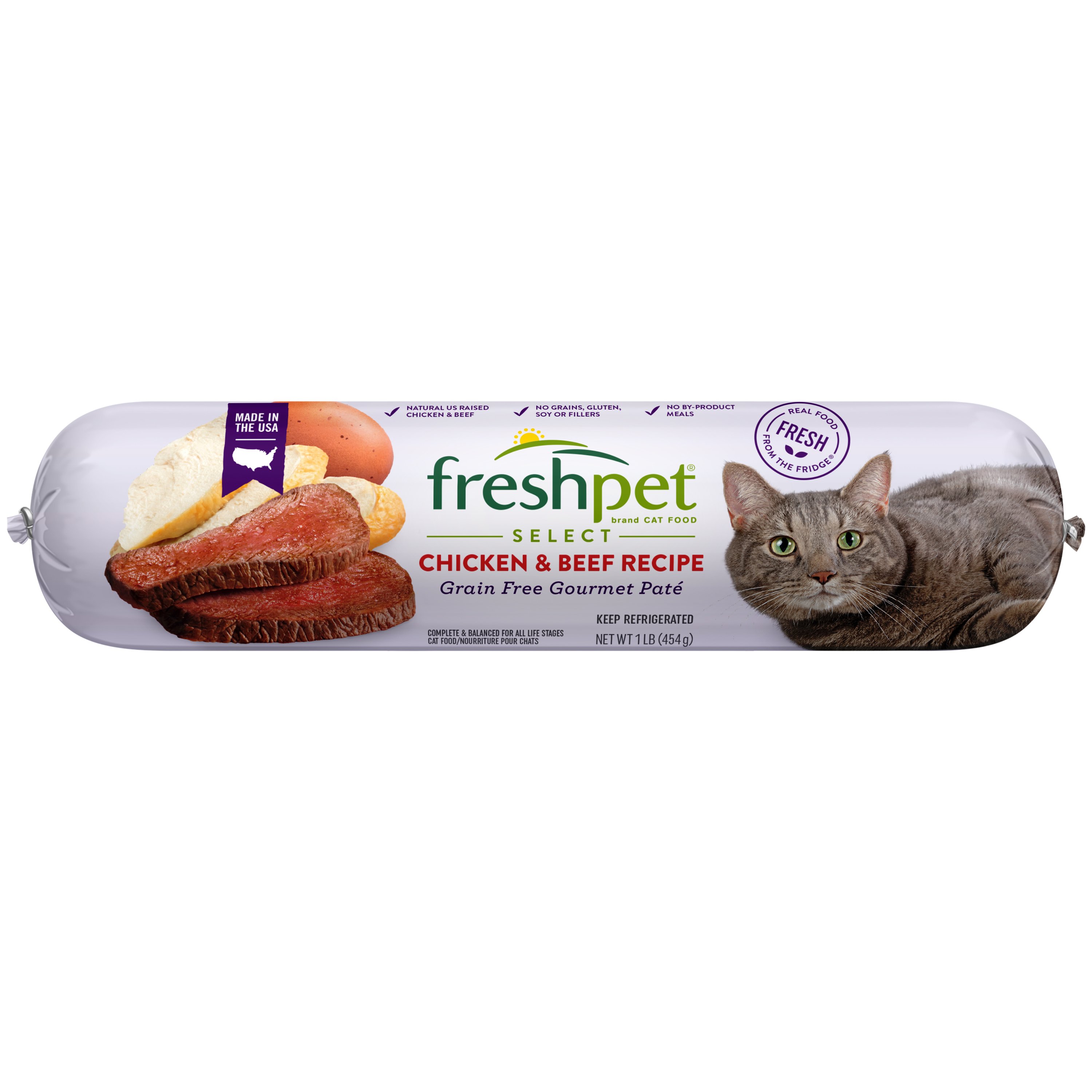 Freshpet Select Chicken & Beef Pate Fresh Cat Food Shop Food at HEB