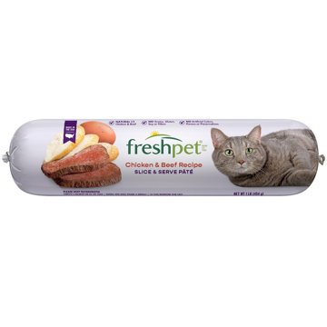 Freshpet Select Healthy & Natural Cat Food - Fresh Chicken & Beef Pate Roll
