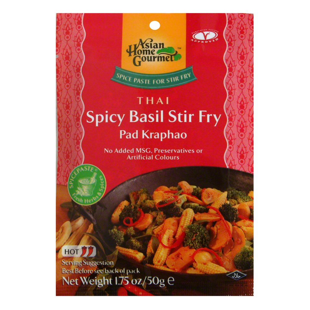 Asian Home Gourmet Thai Spicy Basil Stir Fry Shop Cooking Sauces at HEB