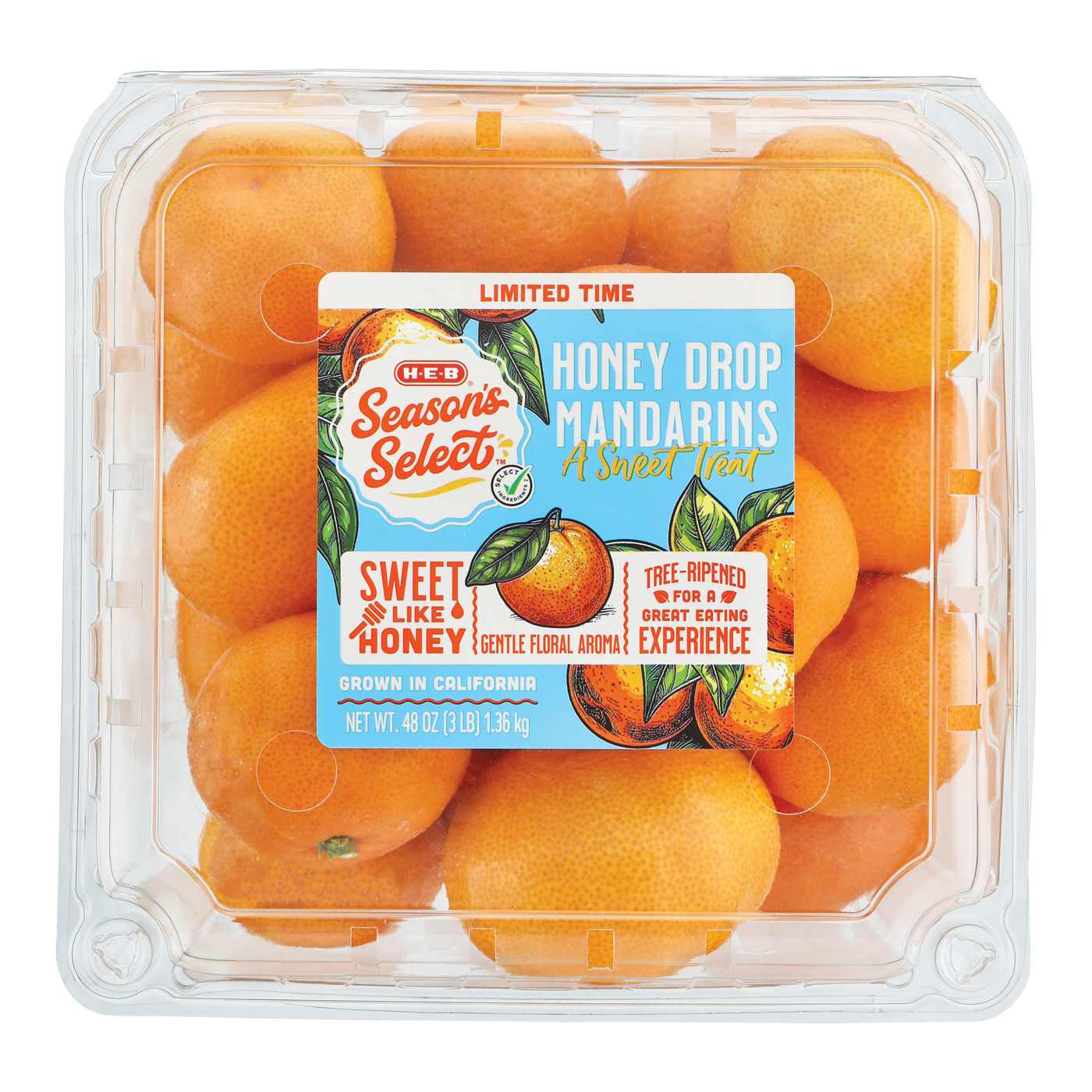 H-E-B Season's Select Fresh Honey Drop Mandarins; image 1 of 2