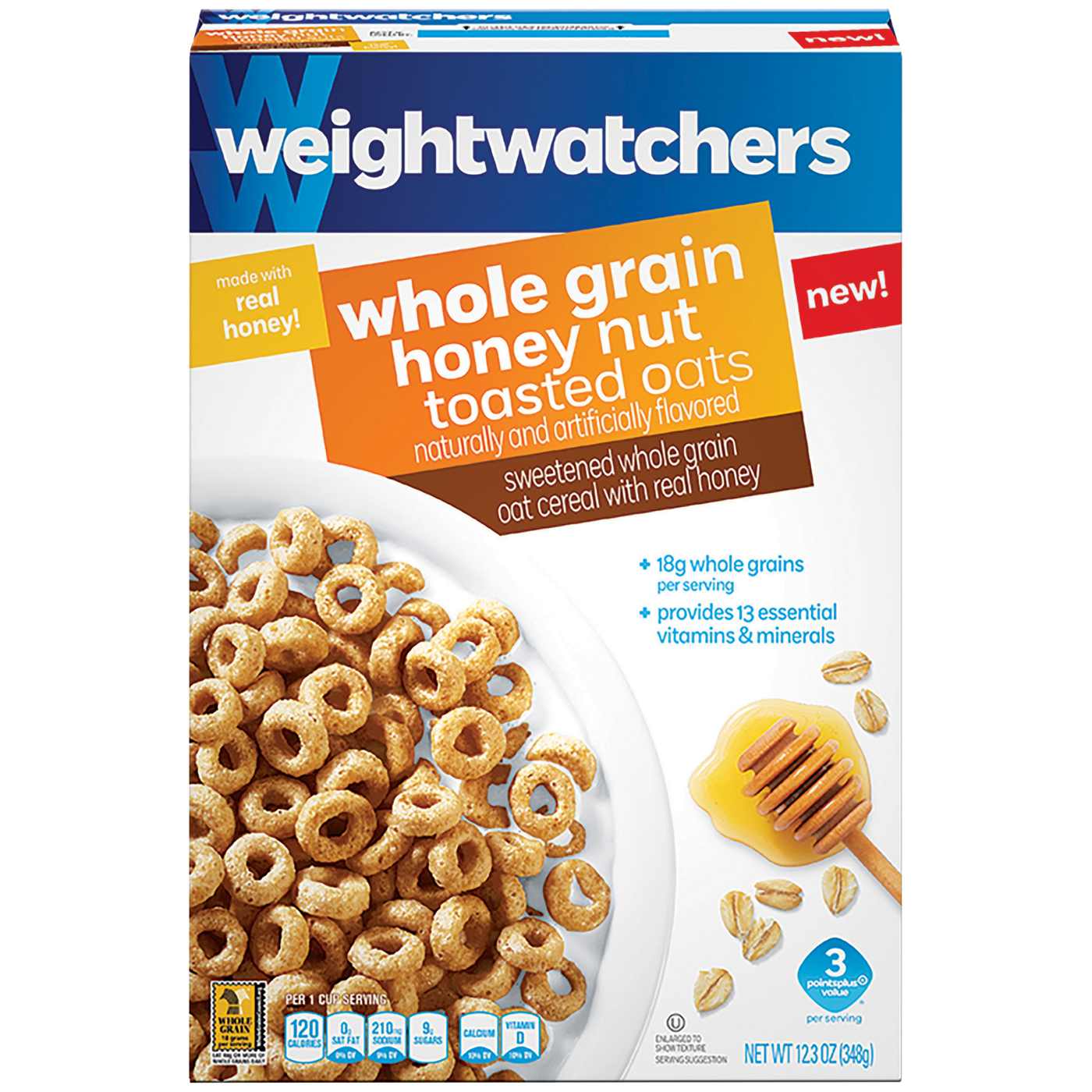 Weight Watchers Honey Nut Toasted Oats; image 2 of 2