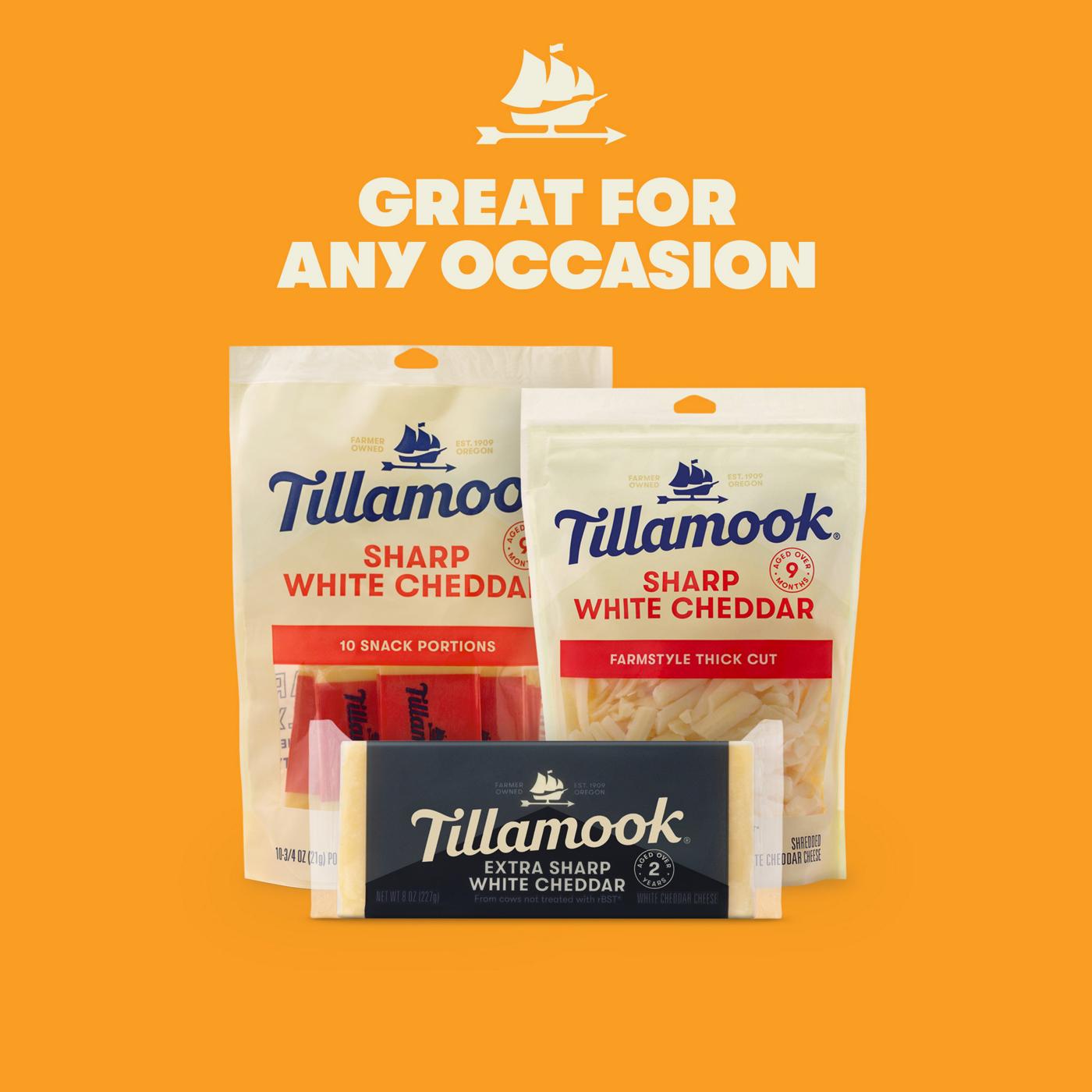 Tillamook Extra Sharp White Cheddar Cheese; image 3 of 5