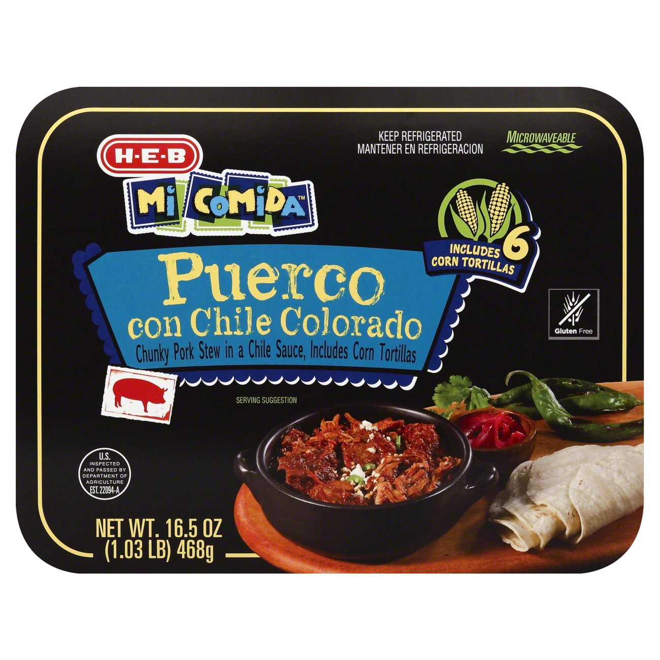 HEB Mi Comida Puerco con Chile Colorado Shop Entrees & sides at HEB
