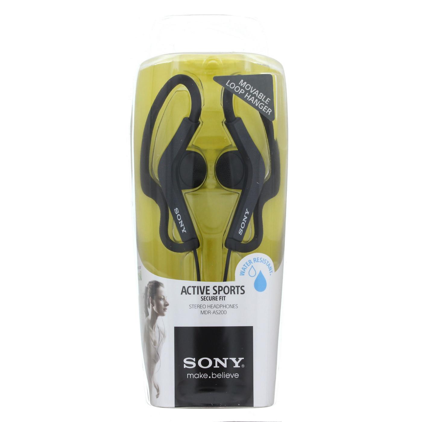 Sony Sport Black Earbuds - Shop Headphones at H-E-B