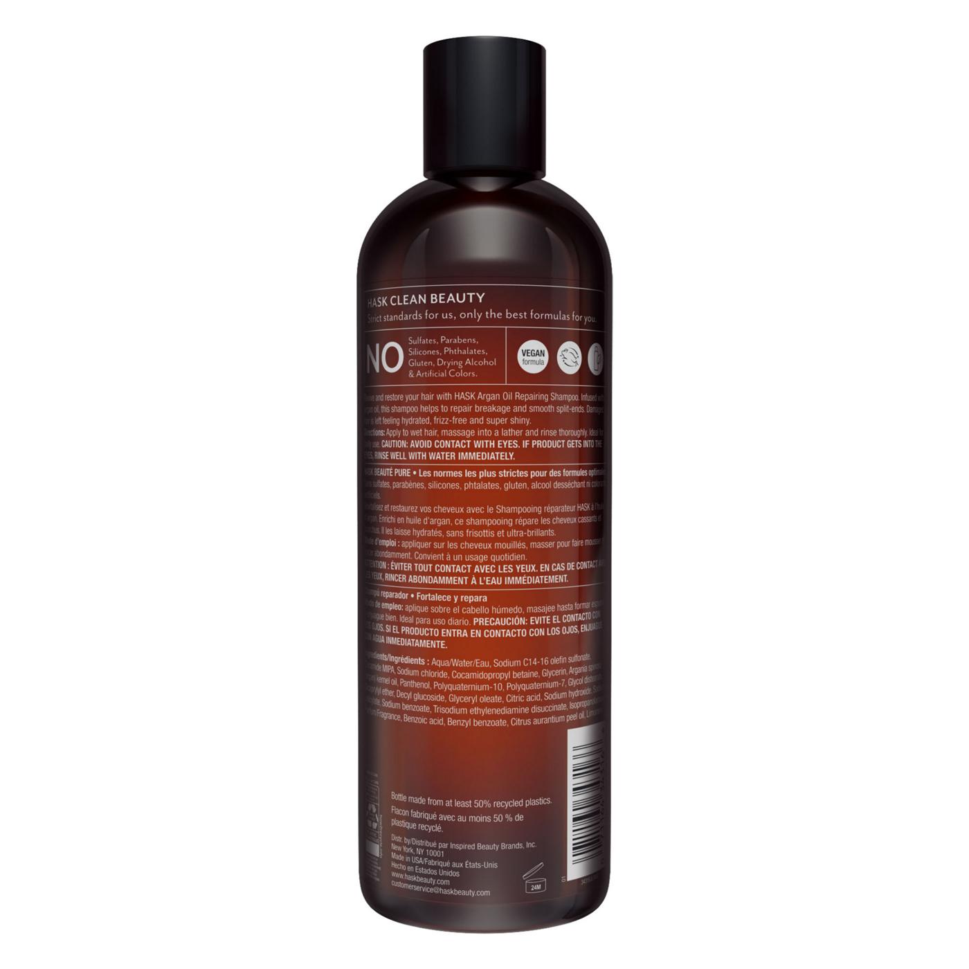 HASK Argan Oil Repairing Shampoo; image 6 of 6