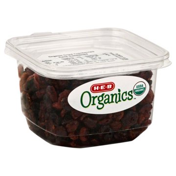H-E-B Organics Dried Cranberries, 8 oz