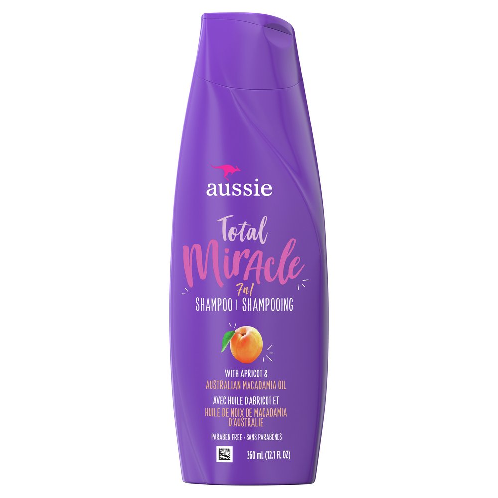 Aussie Total Miracle Shampoo - Apricot & Macadamia - Shop Shampoo & at H-E-B