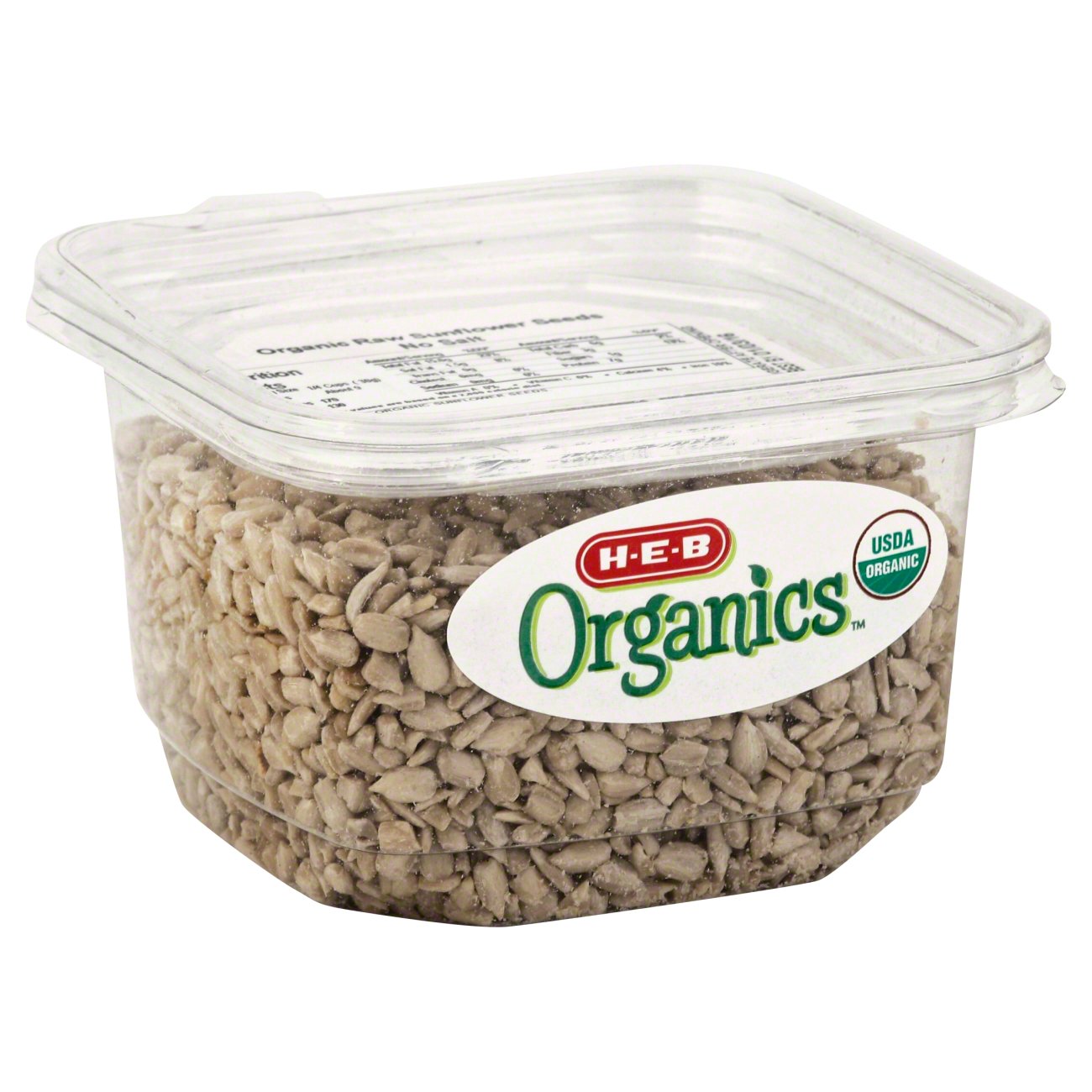HEB Organics Raw Sunflower Seeds, Unsalted Shop Nuts & seeds at HEB