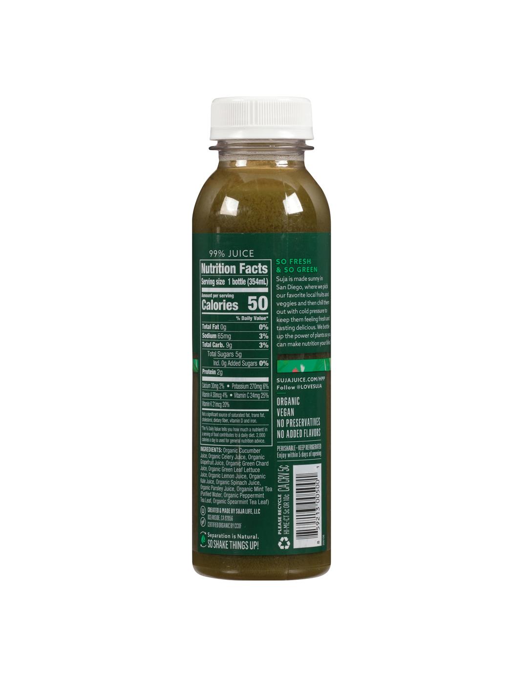 Suja Uber Greens Organic Cold-Pressed Juice; image 2 of 2