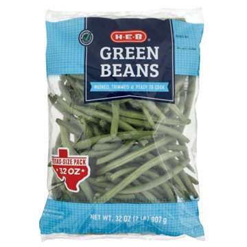 H-E-B Fresh Green Beans - Texas Size Pack, 2 lbs