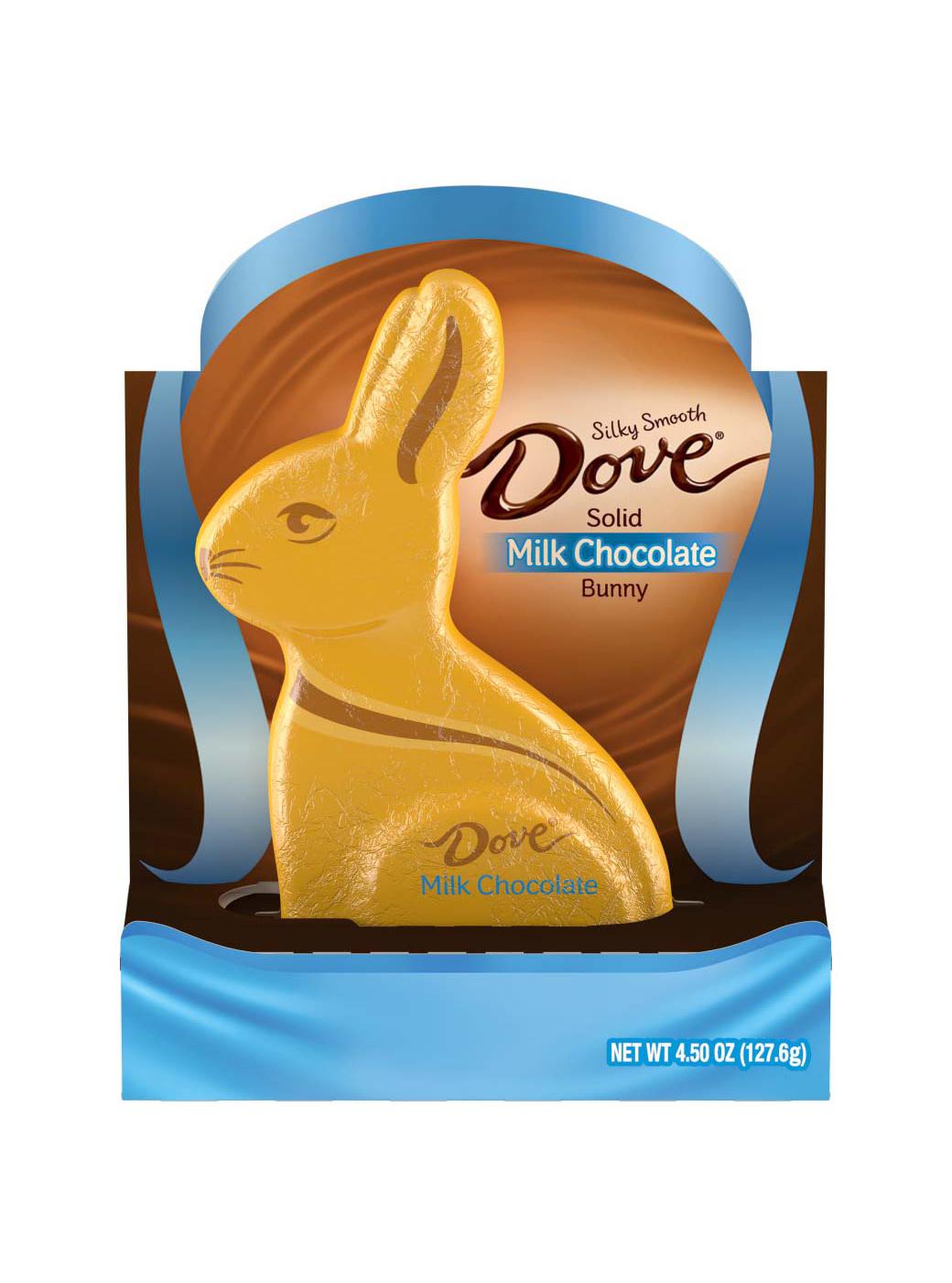 Dove Solid Milk Chocolate Bunny Easter Candy; image 1 of 7