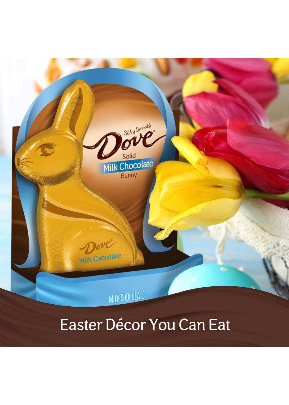 Dove Solid Milk Chocolate Bunny Easter Candy; image 2 of 7