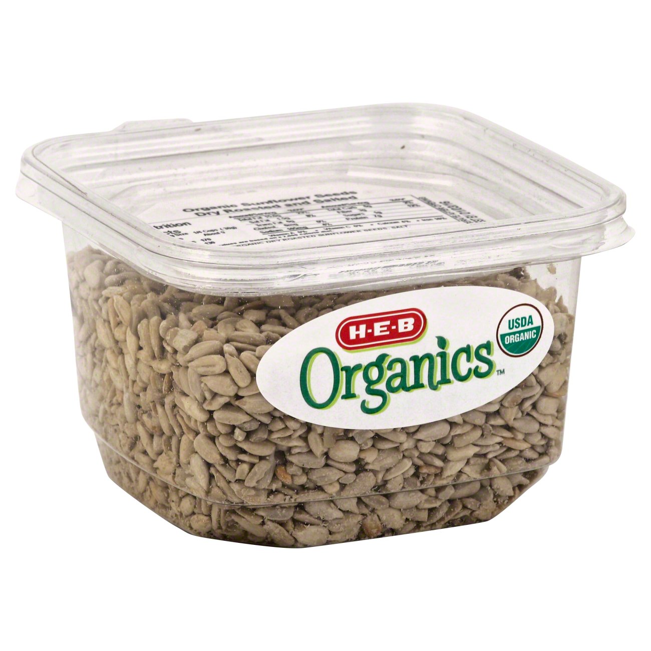 H-E-B Organics Sunflower Seeds, Dry Roasted And Salted - Shop Snacks ...