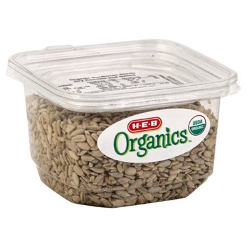 H-E-B Organics Salted Dry Roasted Sunflower Seeds
