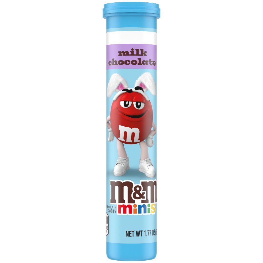 M&M's Milk Chocolate Minis Mega Tube Easter - Shop Candy at H-E-B