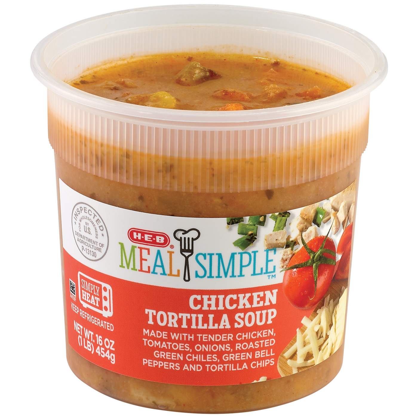 Meal Simple by H-E-B Chicken Tortilla Soup; image 1 of 3