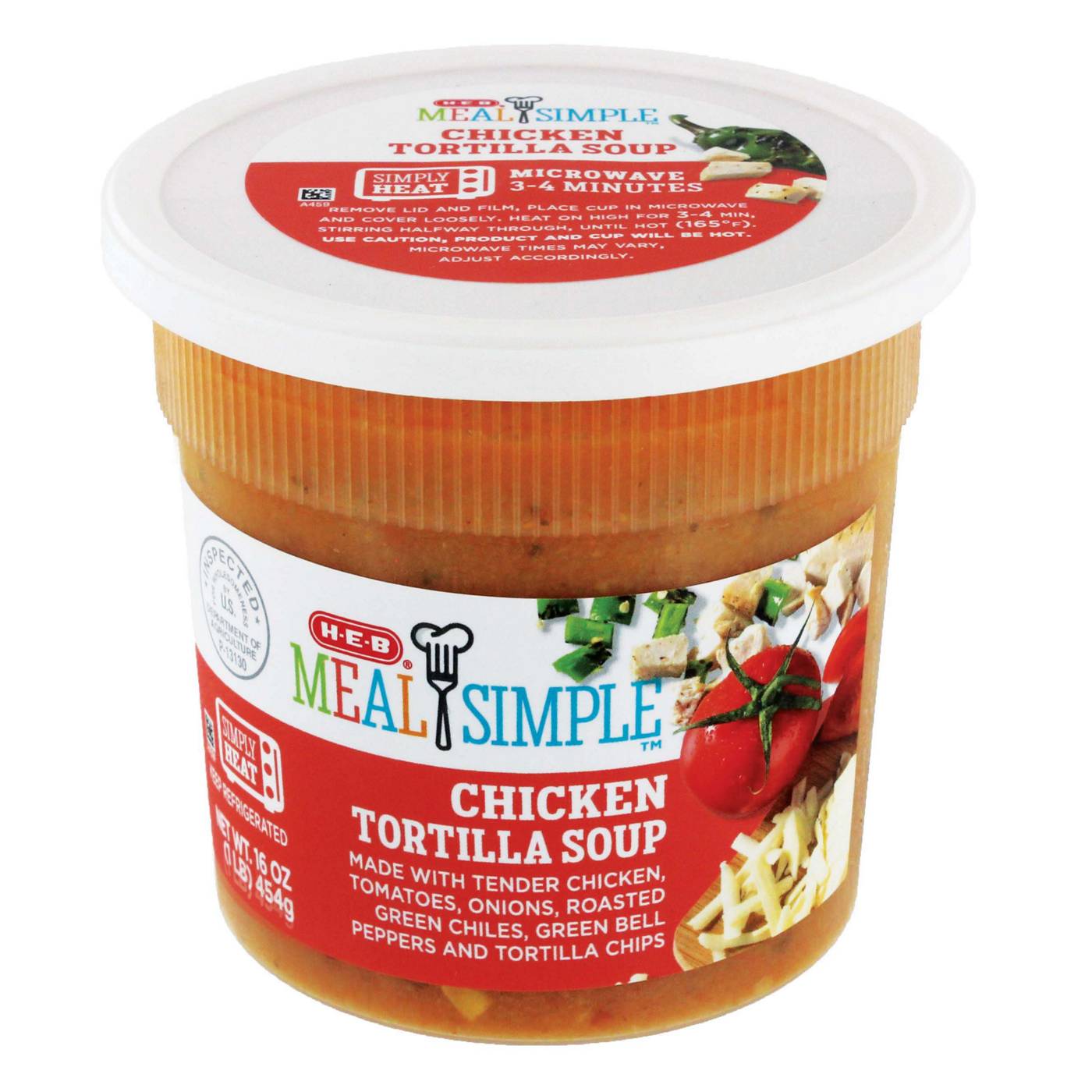 Marketside Chicken Tortilla Soup, Fresh Deli Soup, 16 oz 