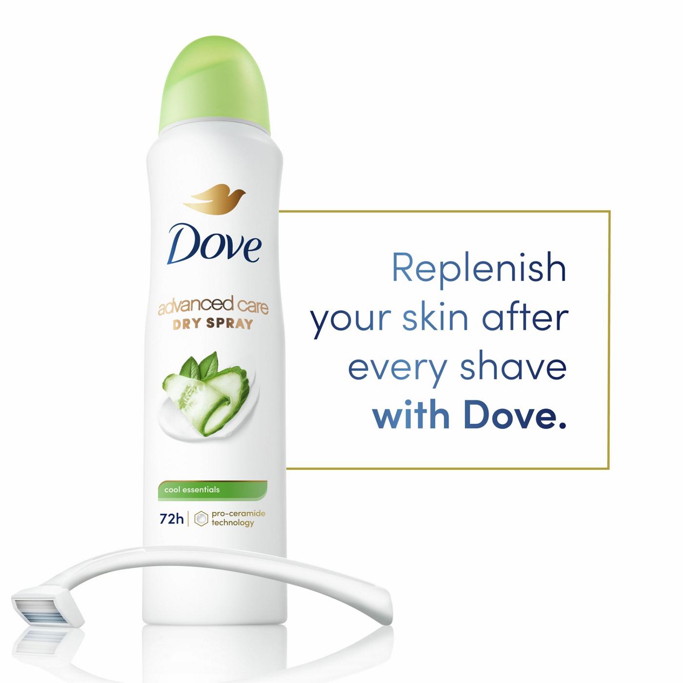 Dove Advanced Care Dry Spray Antiperspirant Deodorant - Cool Essentials; image 3 of 9