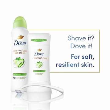 Dove Advanced Care Antiperspirant Deodorant Dry Spray Cool Essentials, 3.8 oz
