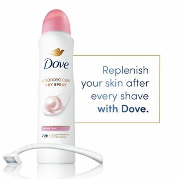 Dove Dry Spray Antiperspirant Deodorant - Beauty Finish