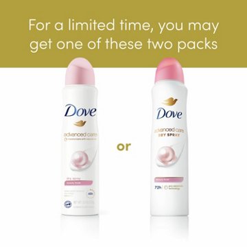 Dove Dry Spray Antiperspirant Deodorant - Beauty Finish