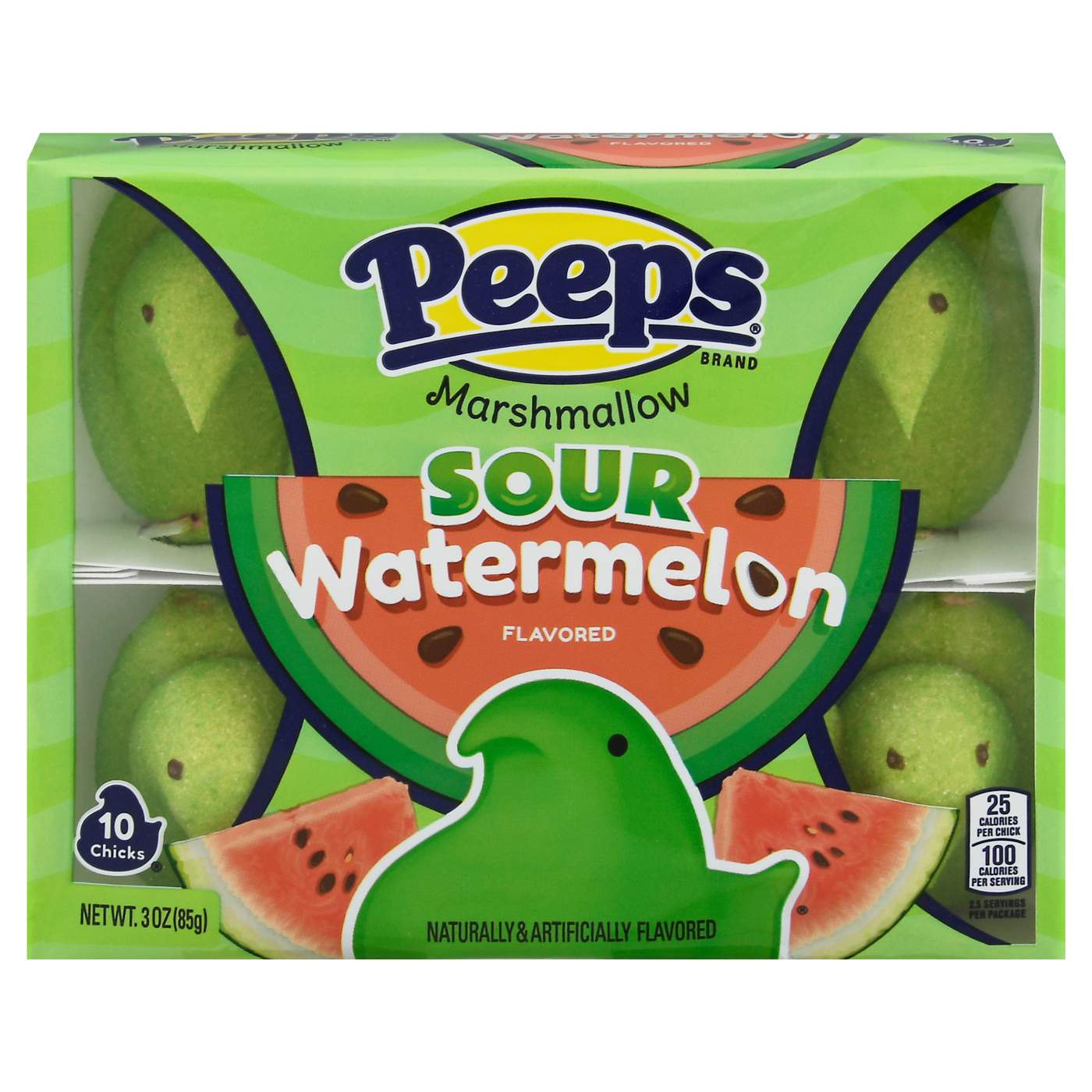 Peeps Sour Watermelon Marshmallow Easter Chicks; image 1 of 2