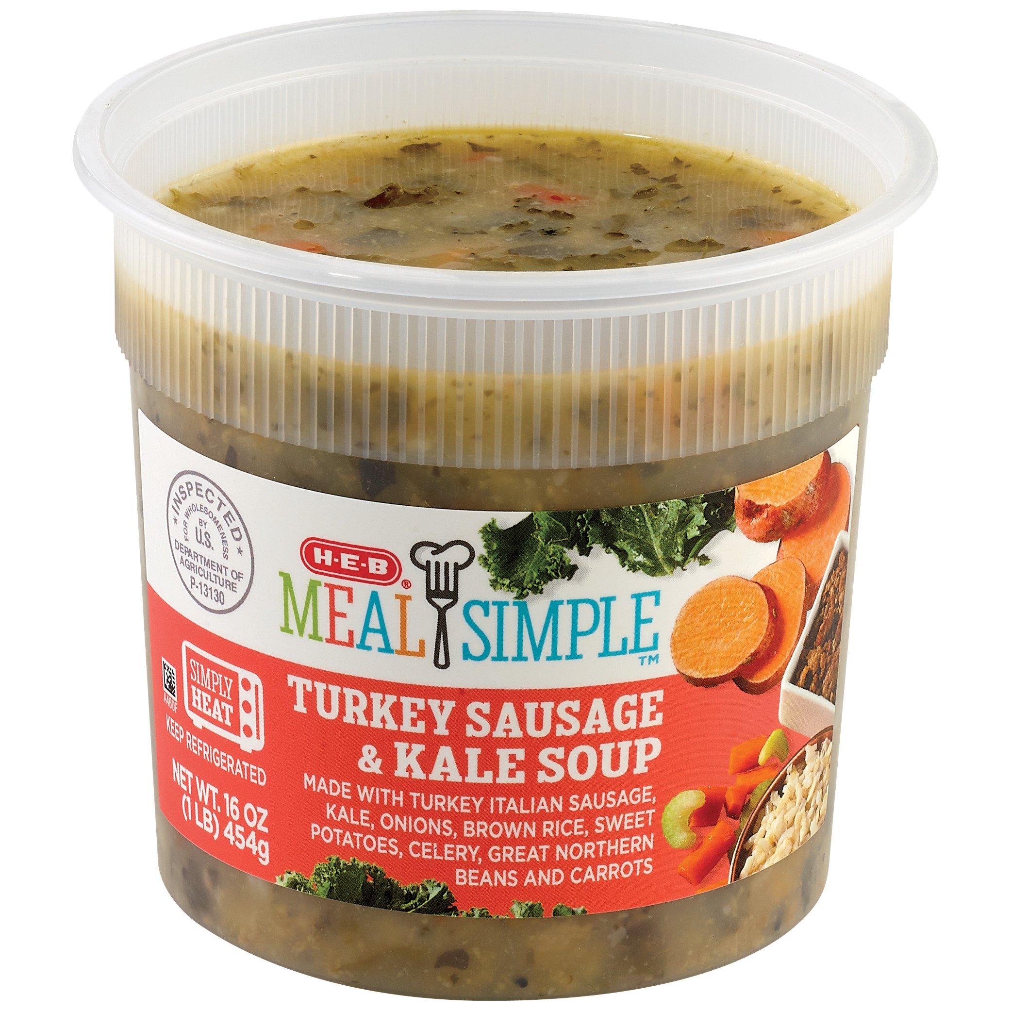 HEB Meal Simple Turkey Sausage and Kale Soup Shop Soup at HEB