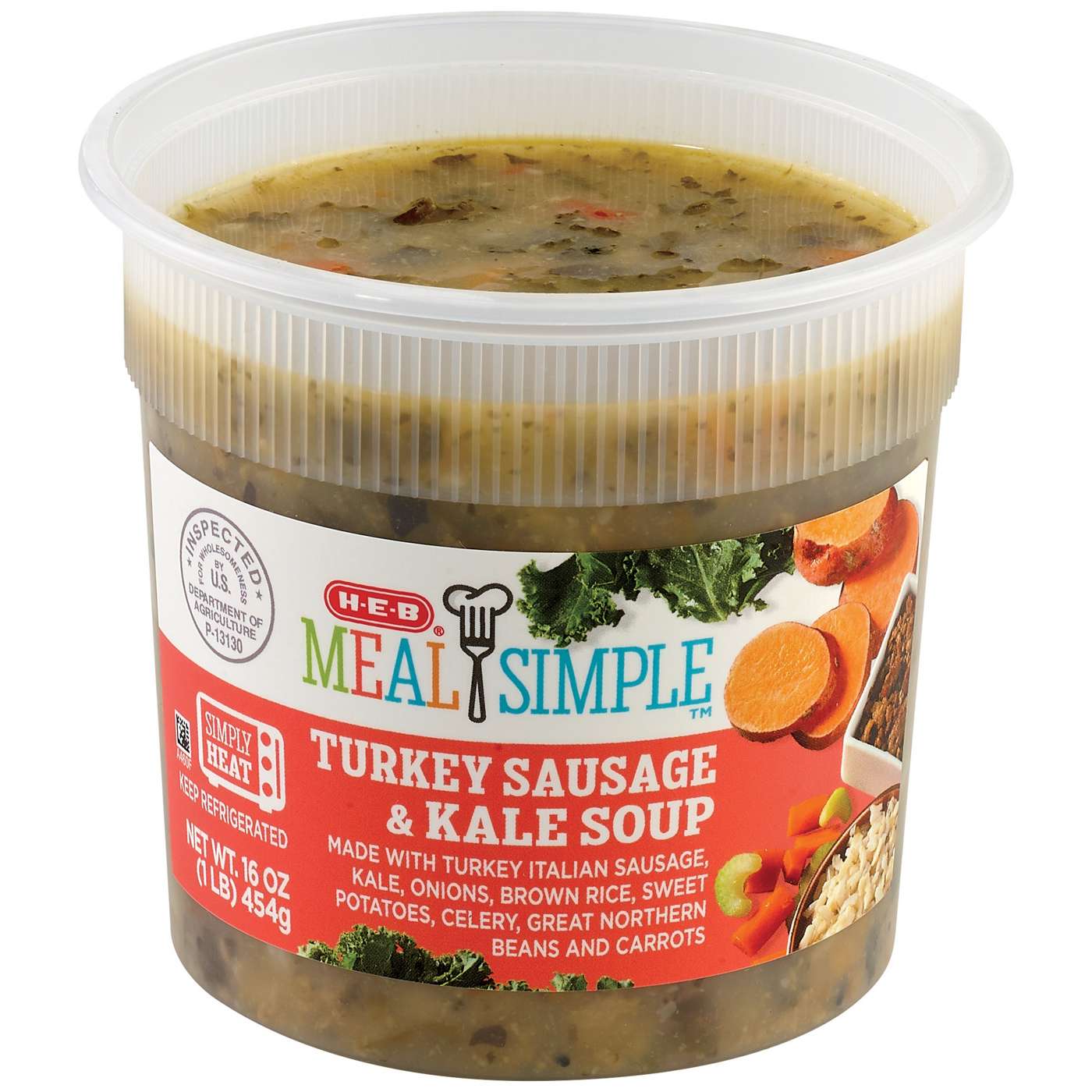 Meal Simple by H-E-B Turkey Sausage Kale Soup; image 1 of 3