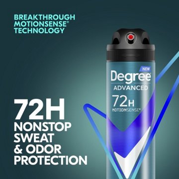 Degree Men 72 Hr Advanced Antiperspirant Deodorant Dry Spray - Extreme