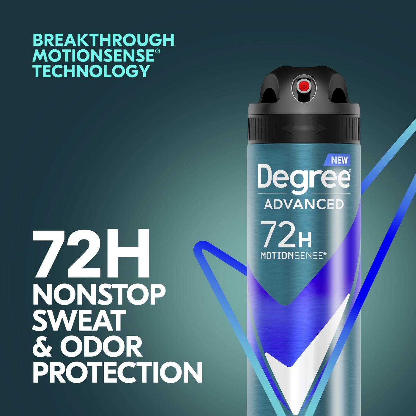 Degree Men Advanced Antiperspirant Deodorant Dry Spray Extreme; image 7 of 7