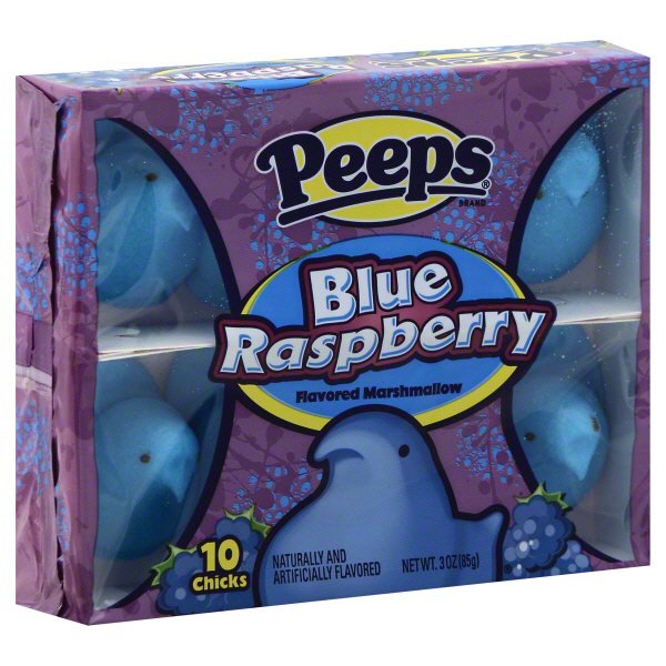 Peeps Marshmallows Blue Raspberry Chicks - Shop Candy at H-E-B