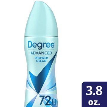 Degree 72 Hr Advanced Antiperspirant Deodorant Dry Spray - Shower Clean