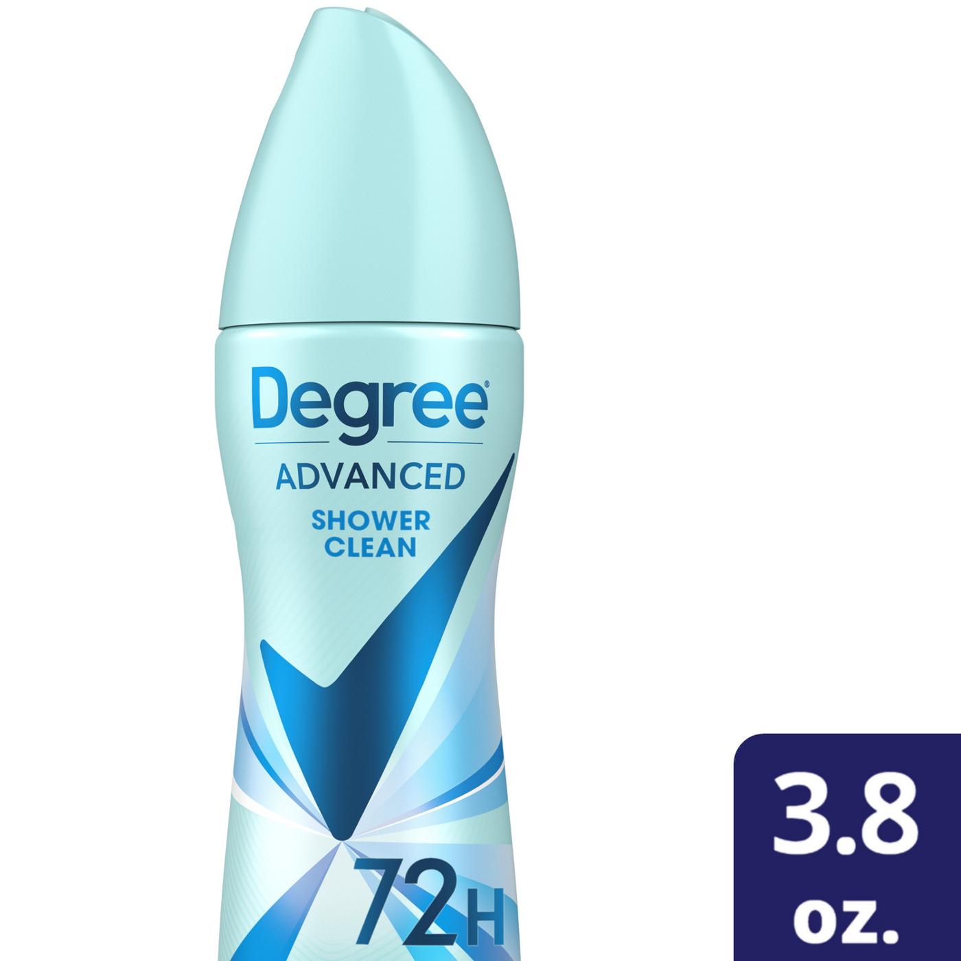 Degree Advanced Antiperspirant Deodorant Dry Spray Shower Clean; image 3 of 3
