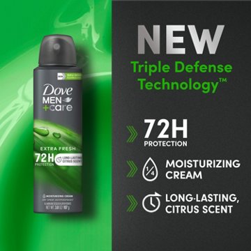 Dove Men+Care Antiperspirant Deodorant Dry Spray - Extra Fresh