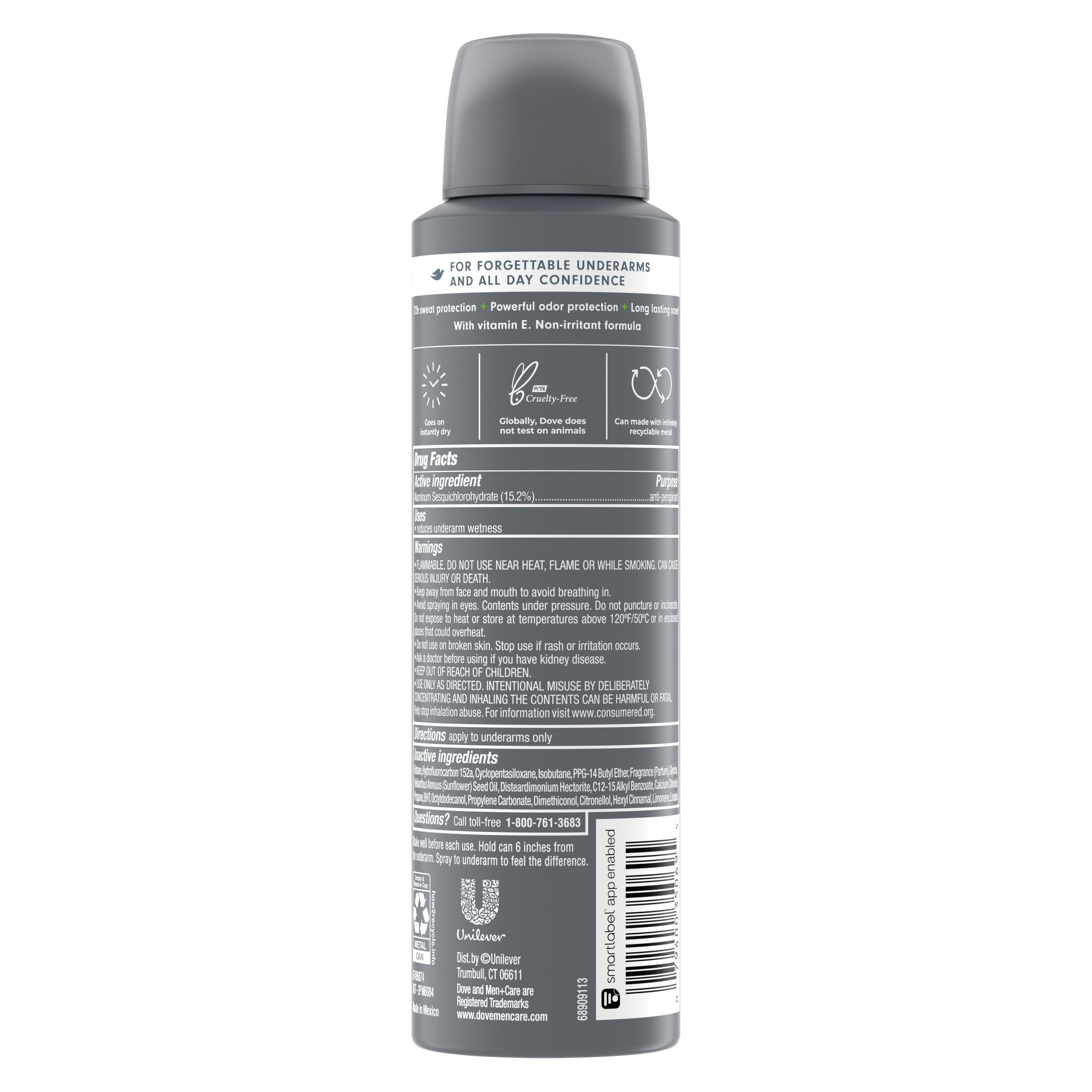 Dove Advanced Care Dry Spray Antiperspirant Deodorant Lavender Fresh, -  Shop Deodorant & Antiperspirant at H-E-B