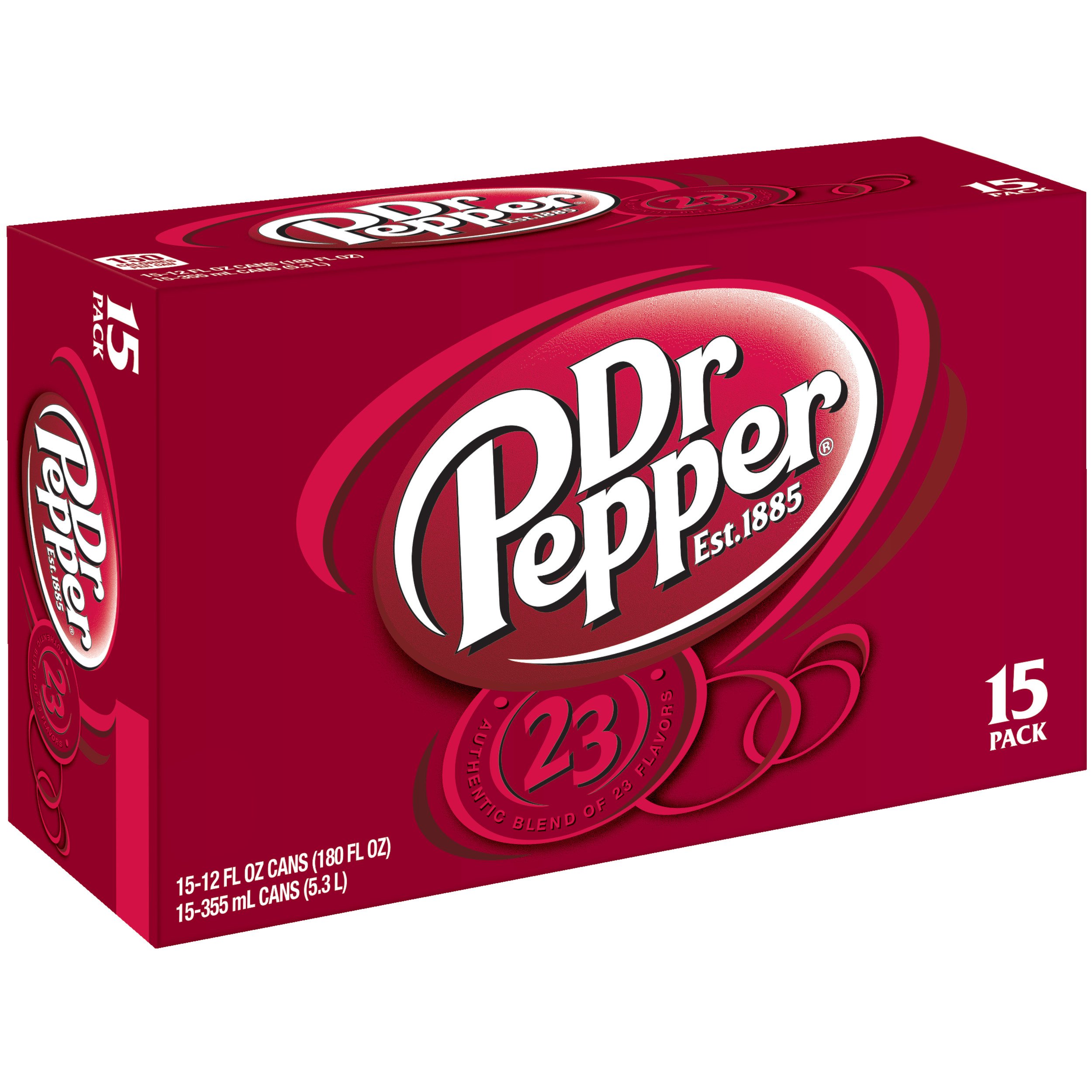 Dr Pepper Soda 12 oz Cans - Shop Soda at H-E-B