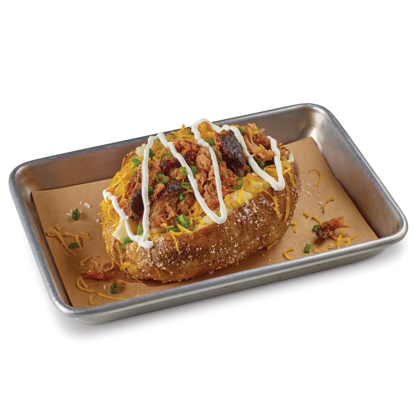 True Texas BBQ Stuffed Baked Potato with Pulled Pork Shop True Texas