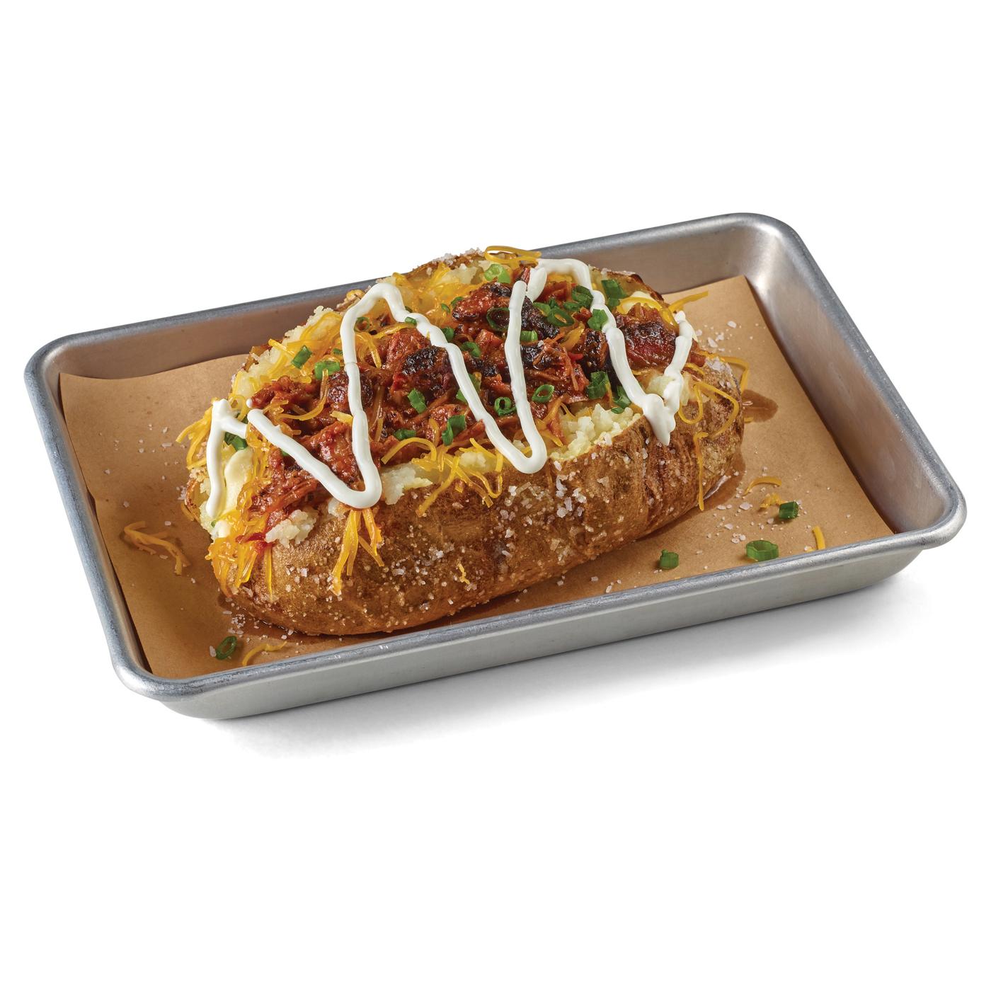 True Texas Stuffed Baked Potato with Chopped Brisket; image 2 of 2