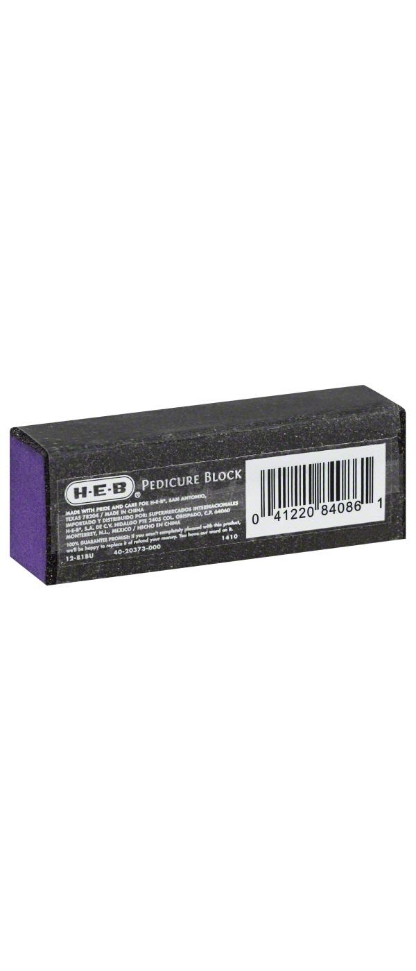 H-E-B Pedicure Block; image 1 of 2