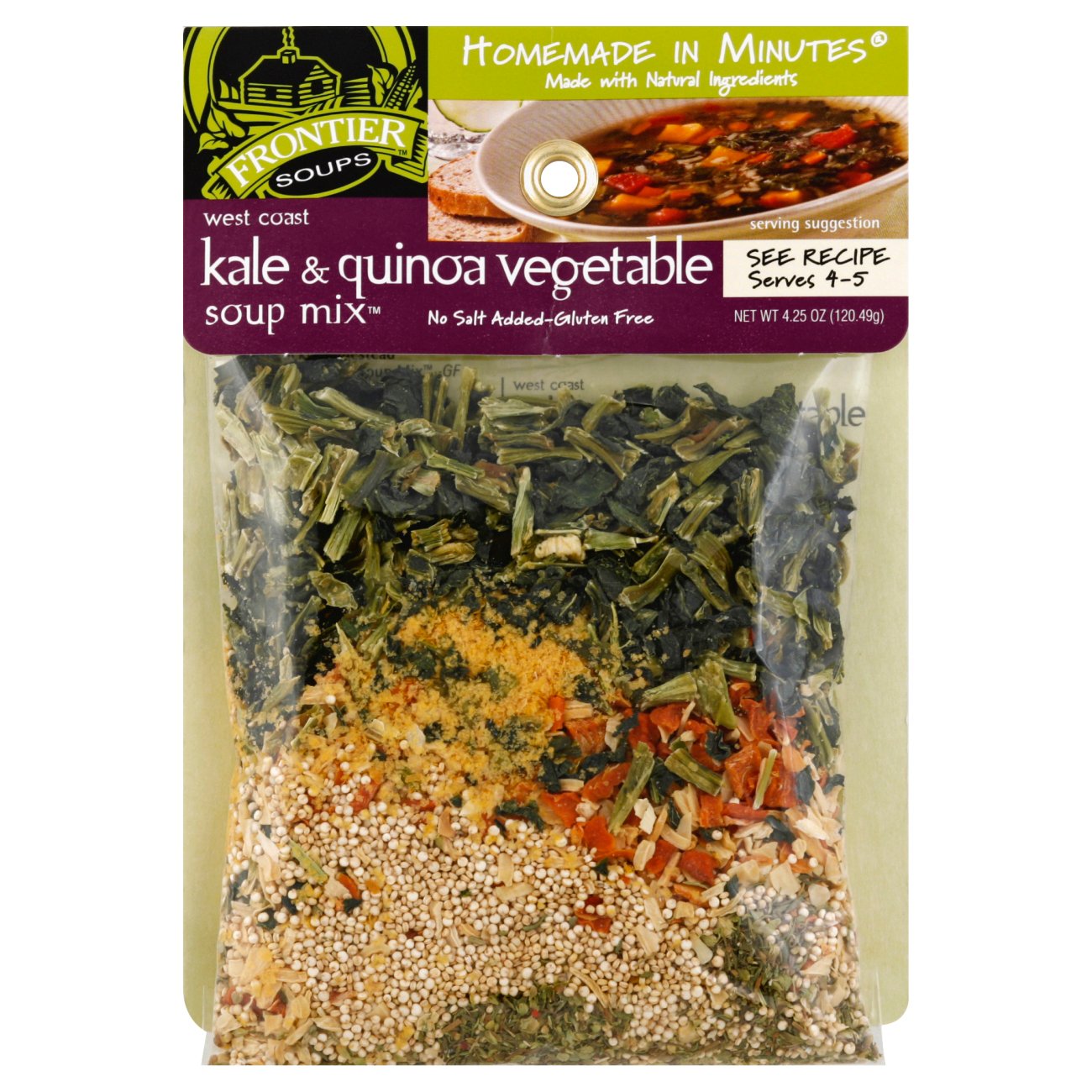 Frontier Soups West Coast Kale & Quinoa Vegetable Shop Soups & chili