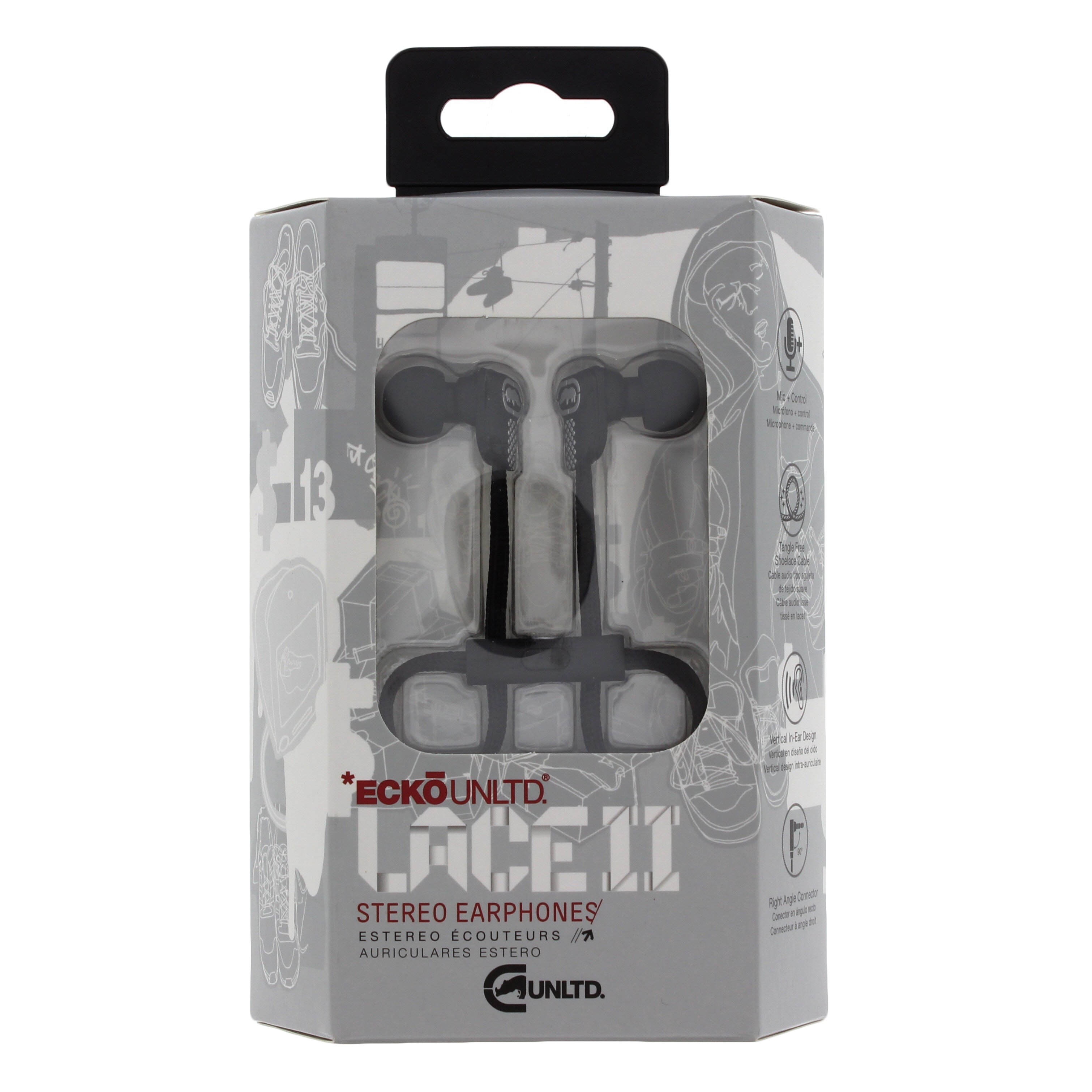 Ecko Black Lace II Earbuds - Shop Headphones at H-E-B