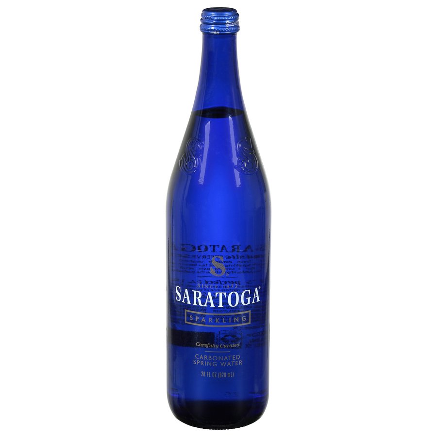 Saratoga Sparkling Carbonated Spring Water, 28 oz