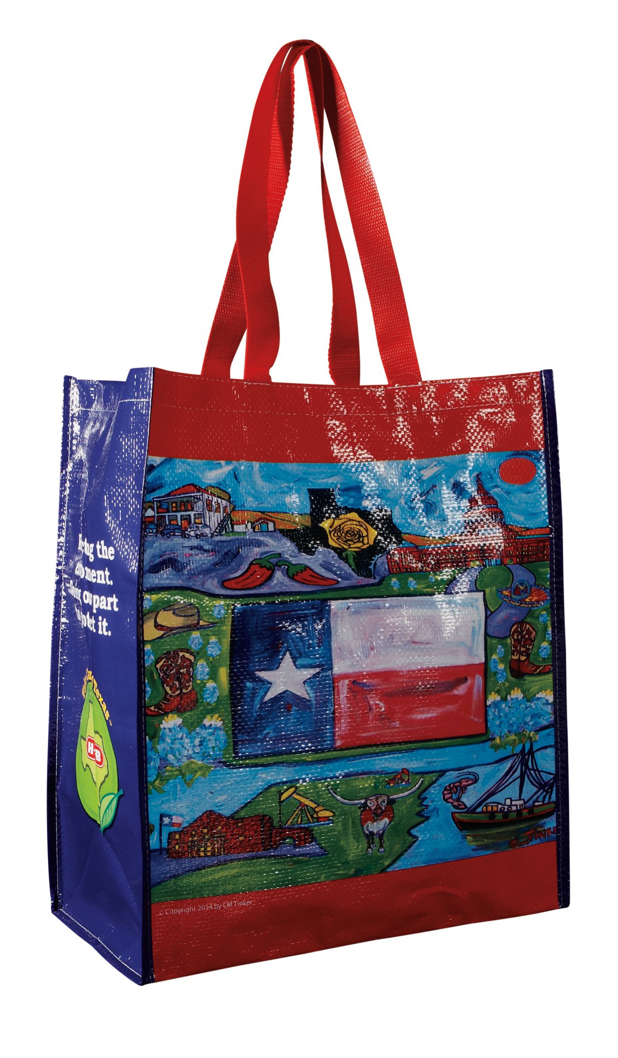 HEB Texas Montage Reusable Shop Bag Shop Reusable Shopping Bags at