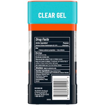Right Guard Xtreme Defense Men's Antiperspirant Gel Deodorant - Arctic Refresh, 2 pk