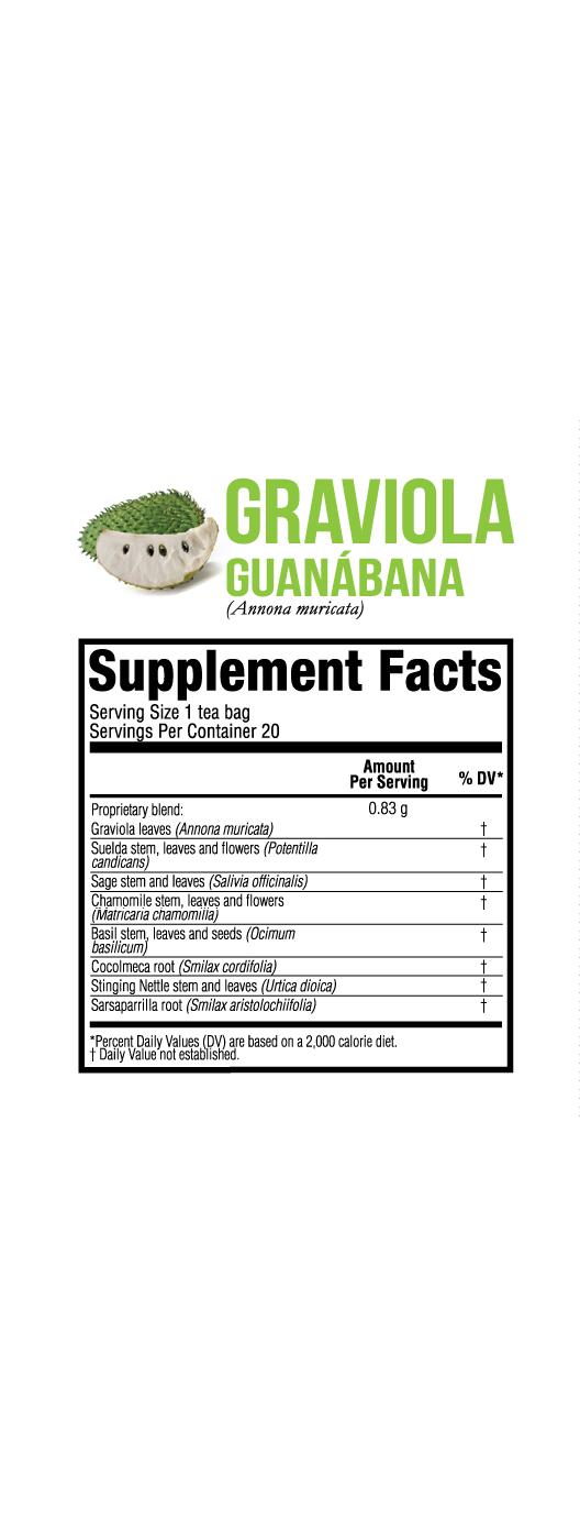Greenside Graviola Herbal Tea; image 2 of 2