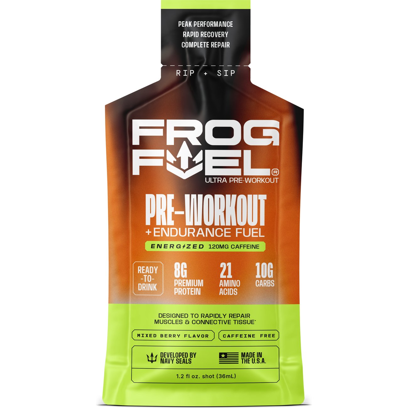 Frog Fuel Ultra Liquid 8g Protein Shot - Mixed Berry Flavored - Shop