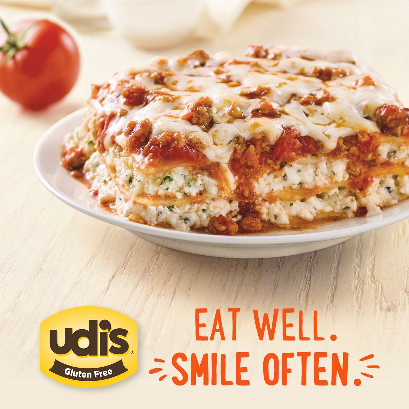Udi's GlutenFree Italian Sausage Lasagna Frozen Meal Shop Entrees