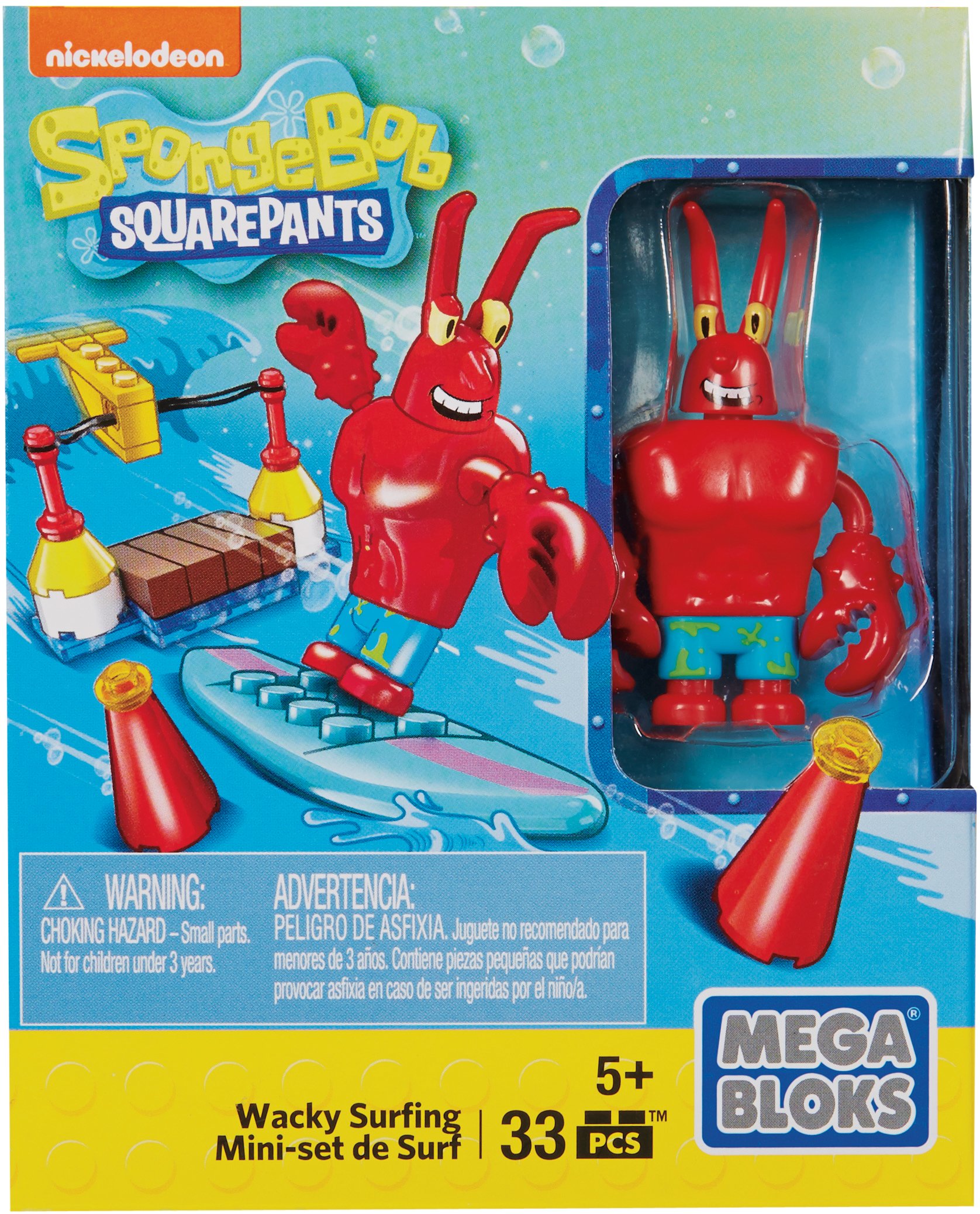 Mega Bloks Spongebob Squarepants Wacky Surfing cnf64 